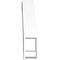 Ekena Millwork 3 1/2-in. W x 16-in. D x 16-in. H Imperial Architectural Grade PVC Knee Brace BRCP035X16X16IMP - alternate 6